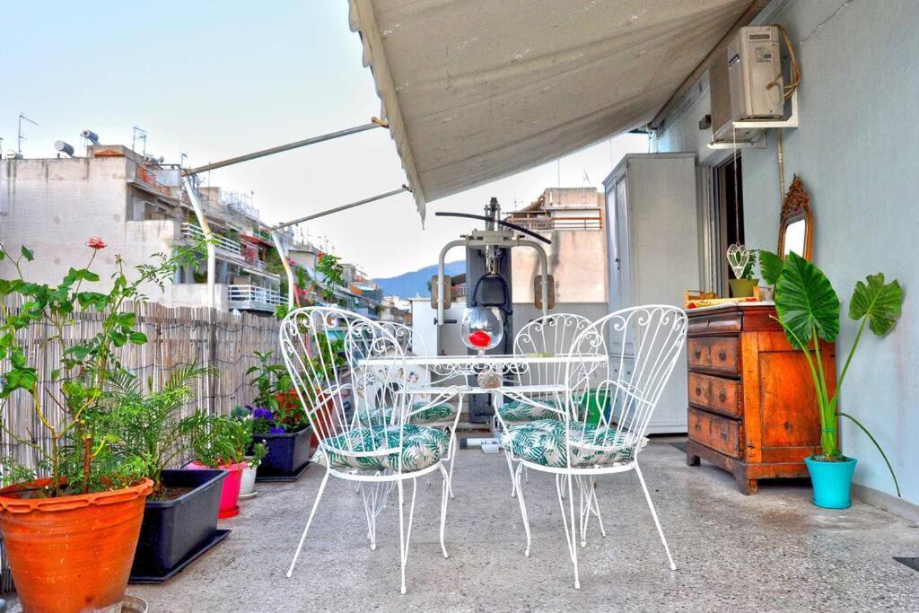 Koukakis Sunshine Roof Apartment Athene Buitenkant foto
